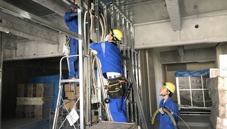 某市役所庁舎新築電気工事
