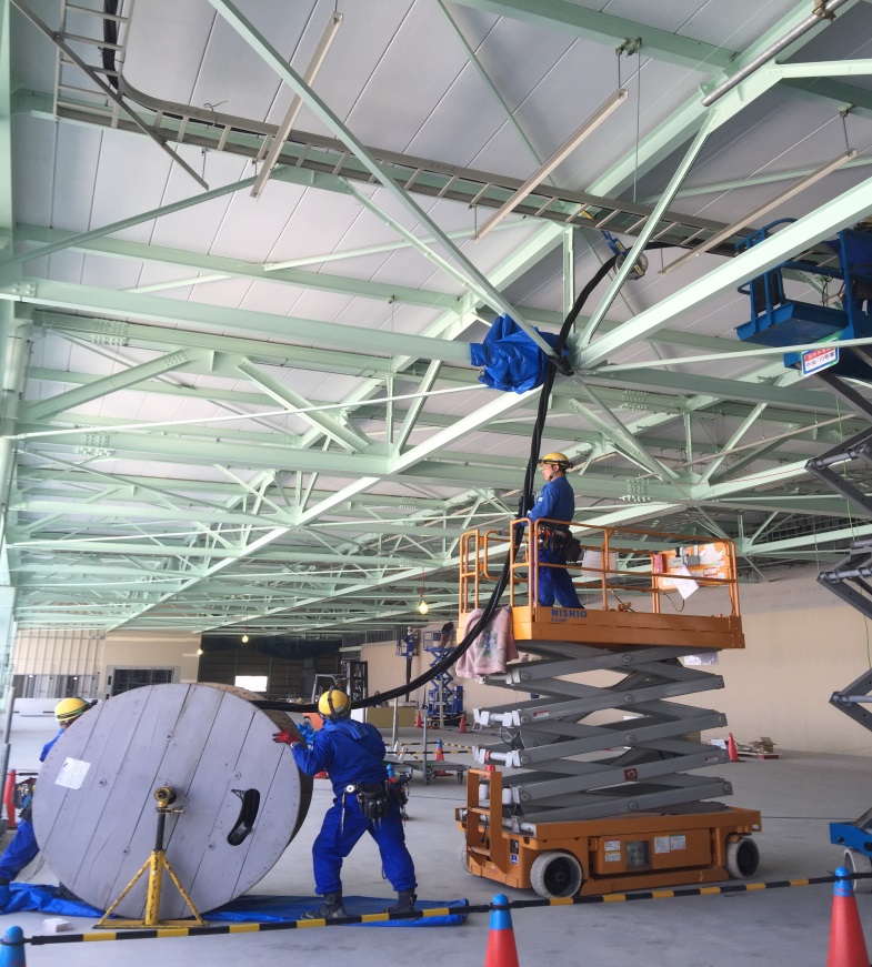 ケーブル引き込み工事