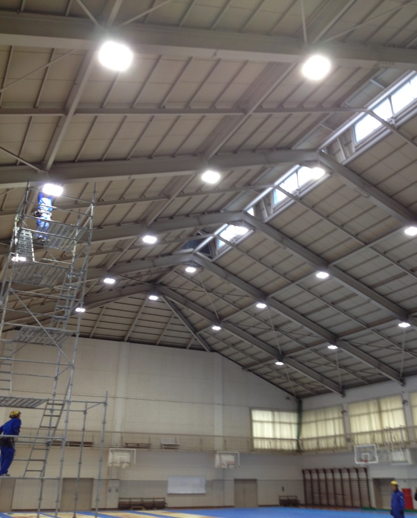 LED照明更新工事