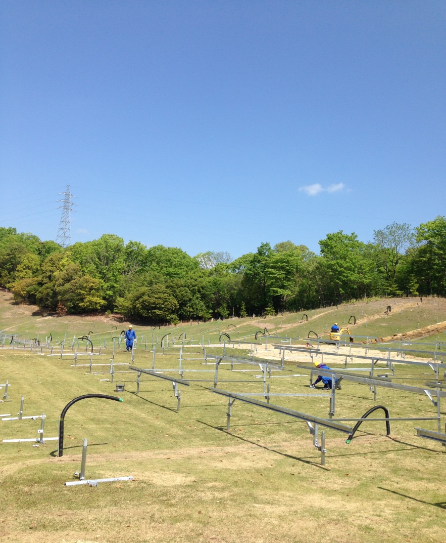 パネルの架台取付