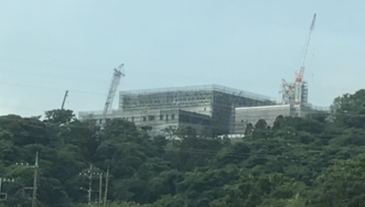 横須賀現場視察。