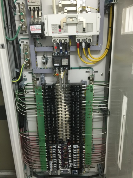 分電盤　盤内結線																	 																	 																	 																	