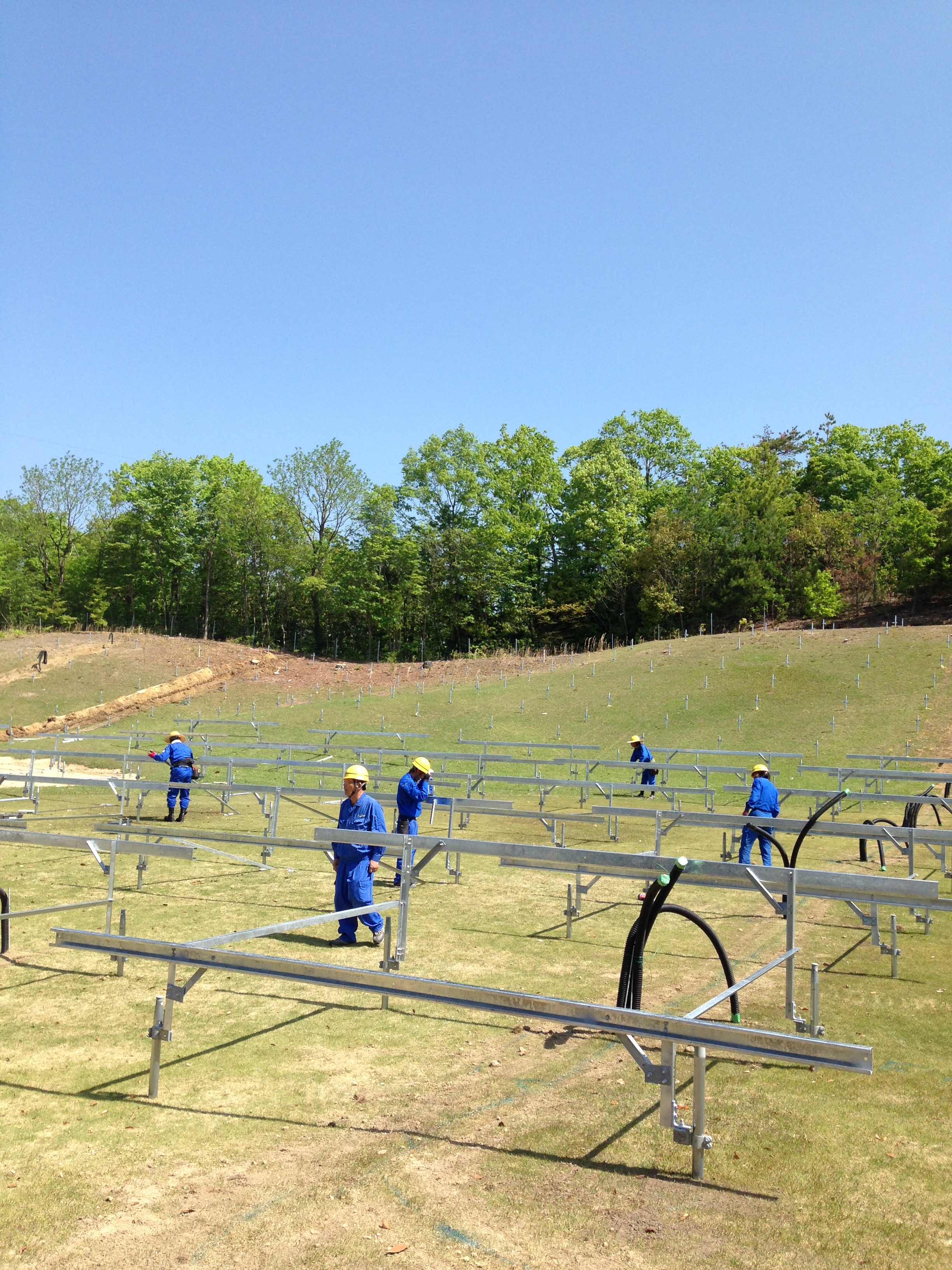 "太陽光パネル用 架台組み付け"																	 																	 																	 																	