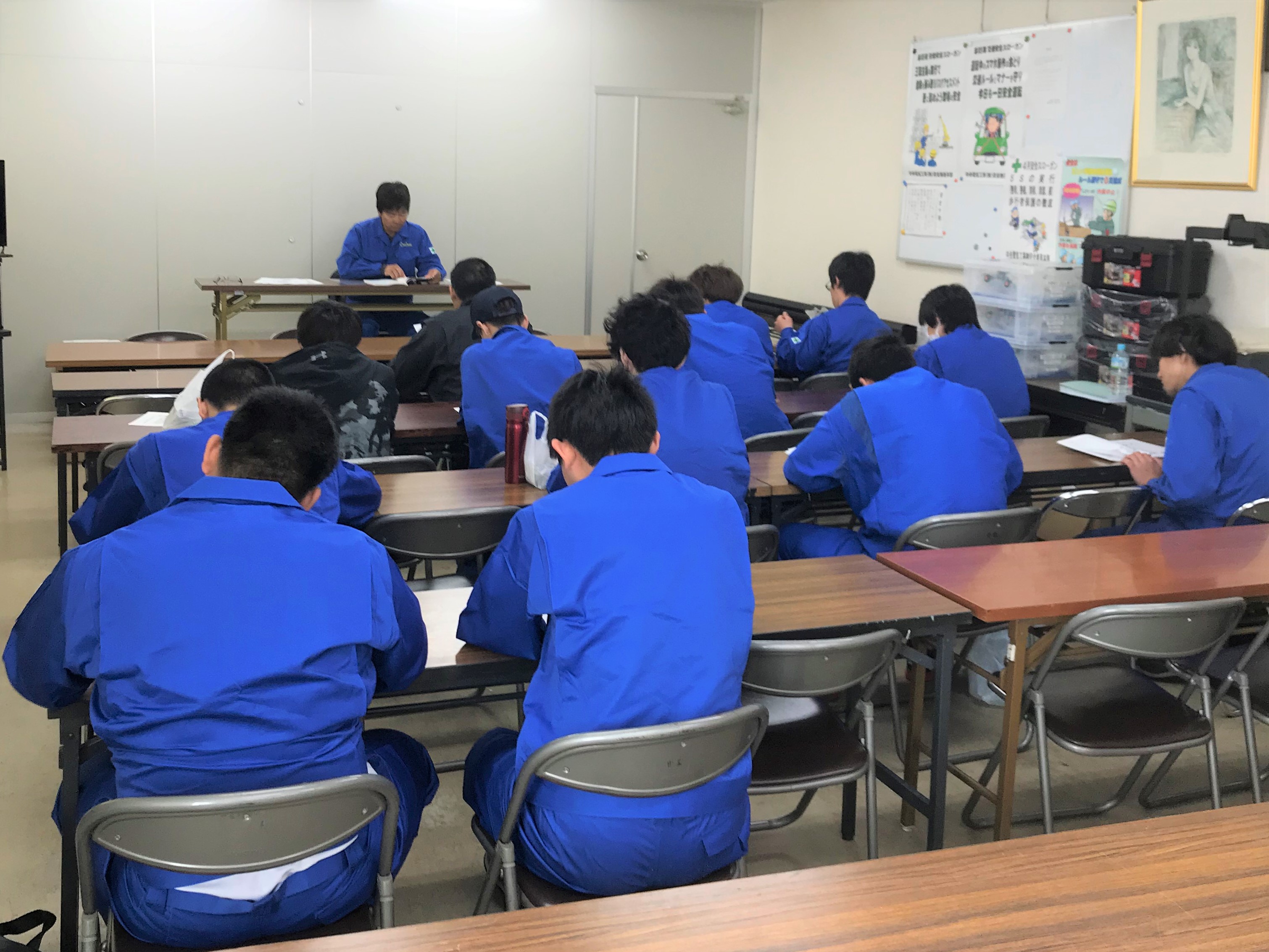 元請会社での電工資格講習